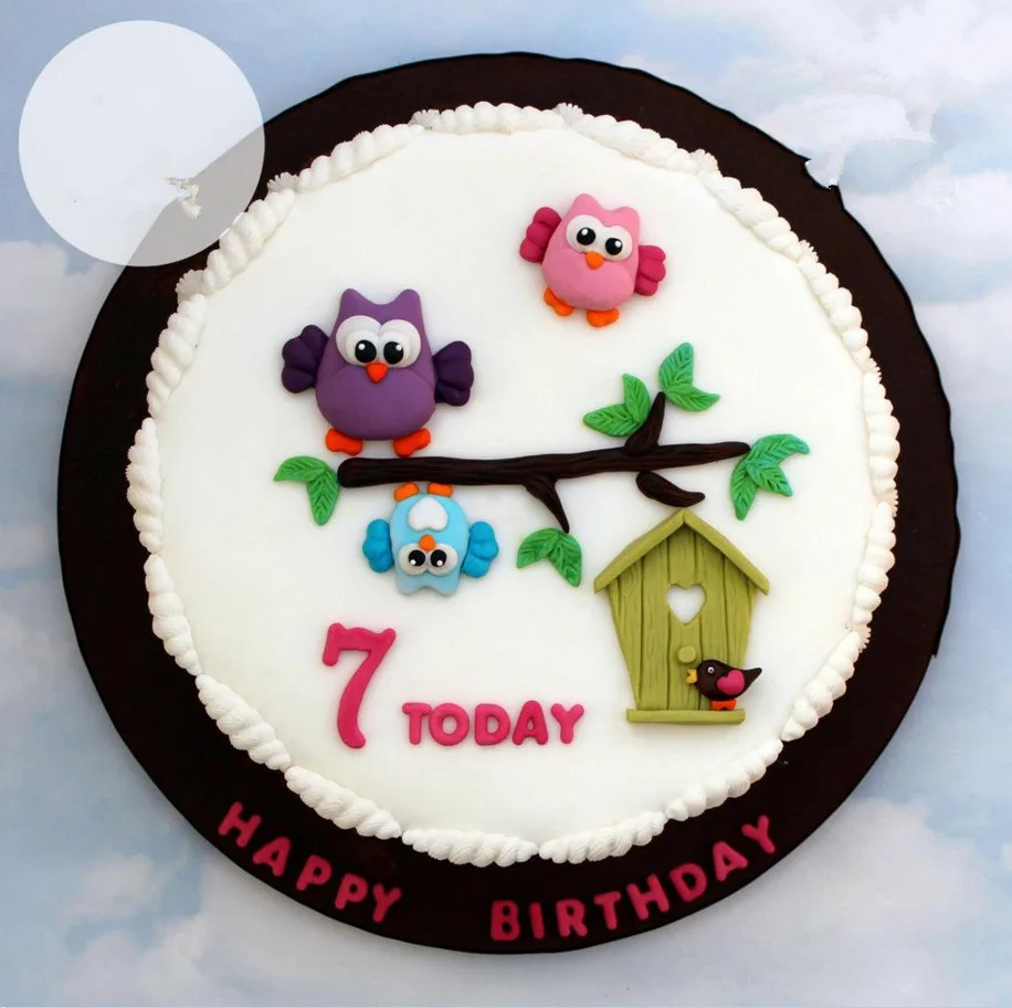 DIY Sugarcraft Kawaii Bird House силиконовая форма помадка форма для торта декоративное устройство для шоколада плесень инструменты для помадки
