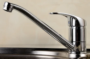 

Modern Style Chrome Single Lever Kitchen Bathroom Sink Basin Faucet Mixer Tap single handle faucets kitchen accessories