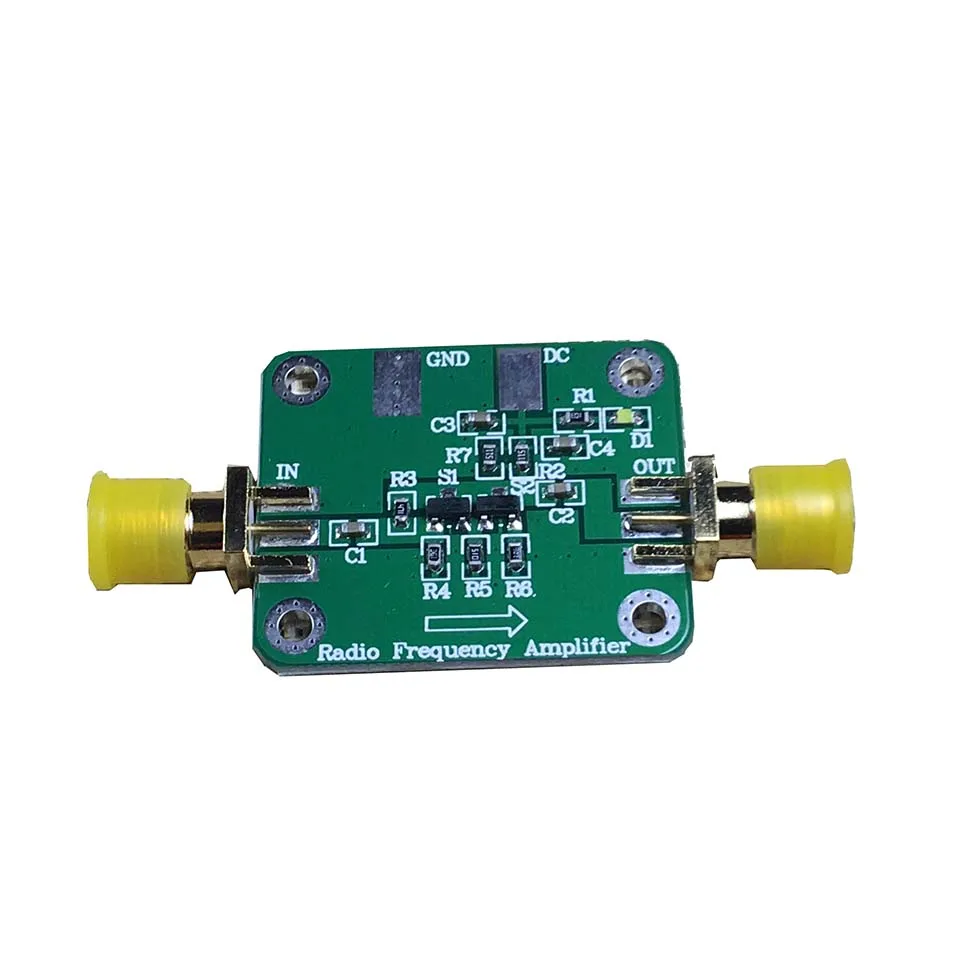 10KHz to 1GHz 10dBm RF Broadband Amplifier Low Noise Amplifier LNA Module HF VHF UHF fm Ham Radio 10KHz to 1GHz 10dBm RF Broadband Amplifier Low Noise Amplifier LNA Module HF VHF UHF fm Ham Radio