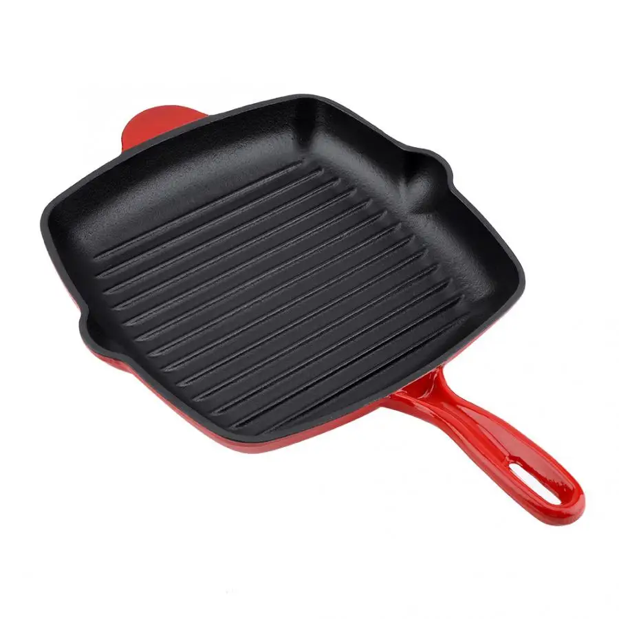 

Non-stick Cast Iron Frying Pan Griddle Pan BBQ Cooking Tools