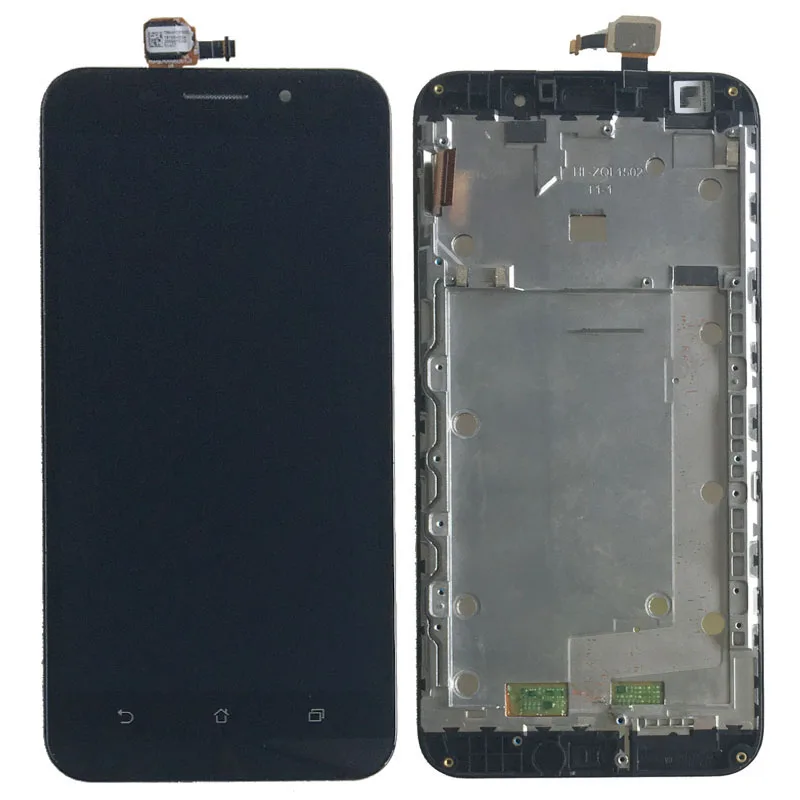 Black LCD Display Glass Touch Screen Digitizer Assembly Frame For Asus ZenFone Max ZC550KL NEW