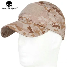 Бейсболка Военная Тактическая армейская Кепка EMERSON Анти-Царапины ткань в сеточку Камуфляж AOR1 EM8738 охотничьи шапки