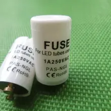 20 шт./лот в Китае(стандарты CE, RoHS Стартер светодиодной трубки использовать только для Светодиодный трубки защиты 250 V/1A самый лучший электронный светодиодный предохранитель стартер