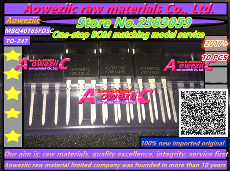 

Aoweziic 2017 + 100% new imported original MBQ40T65FDSC 40T65FDSC MBQ40T65FESC 40T65FESC IGBT tube 40A 6500V