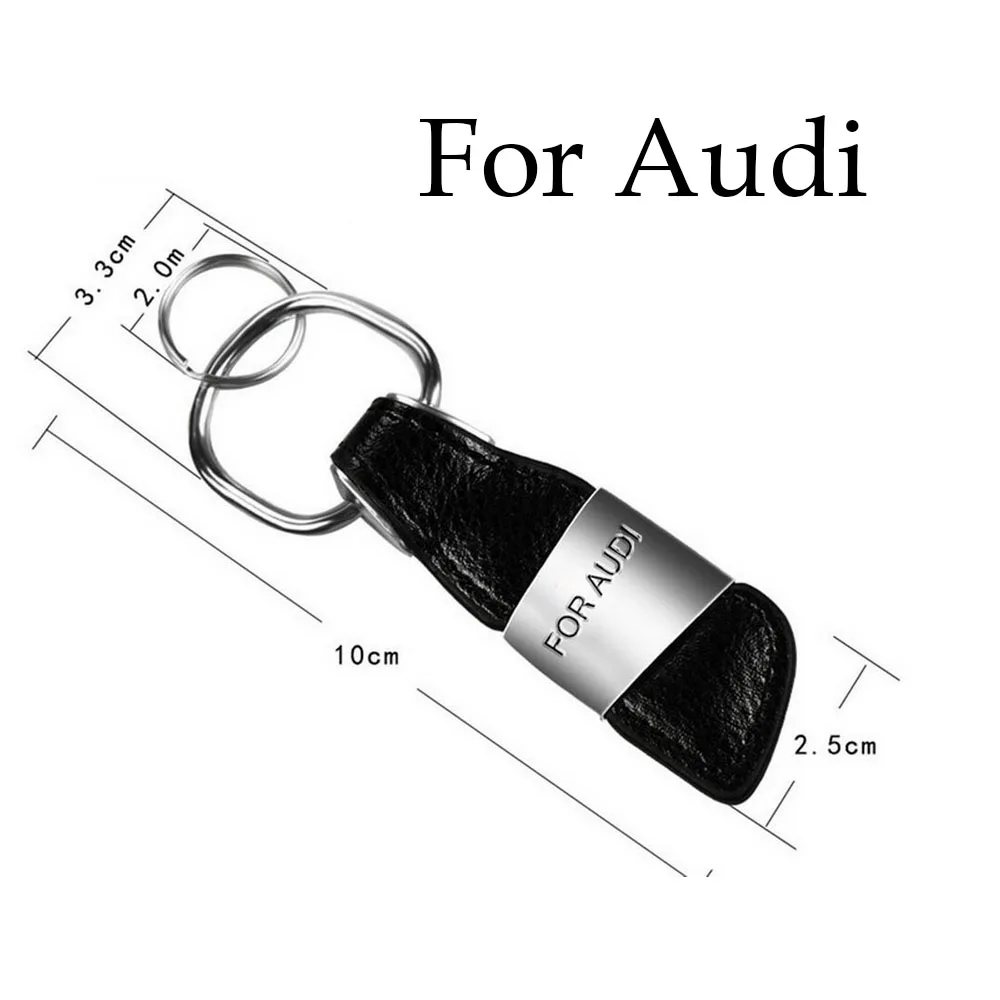 FOR Peugeot/Buick/Audi/BMW/Benz/Honda/Mazda/Kia/VW/Toyota/Ford/Jeep/Lexus Fashional Car Key Chain Alloy Men And Women General - Название цвета: For Audi