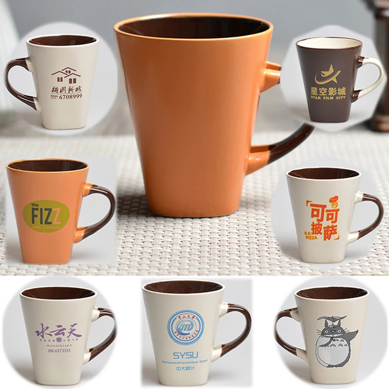 

Nordic Style Creative Ceramic Cup Coffee Mug Milk Mixing Matte High Temperature Resistance Cups and Mugs Customizable LOGO Hot