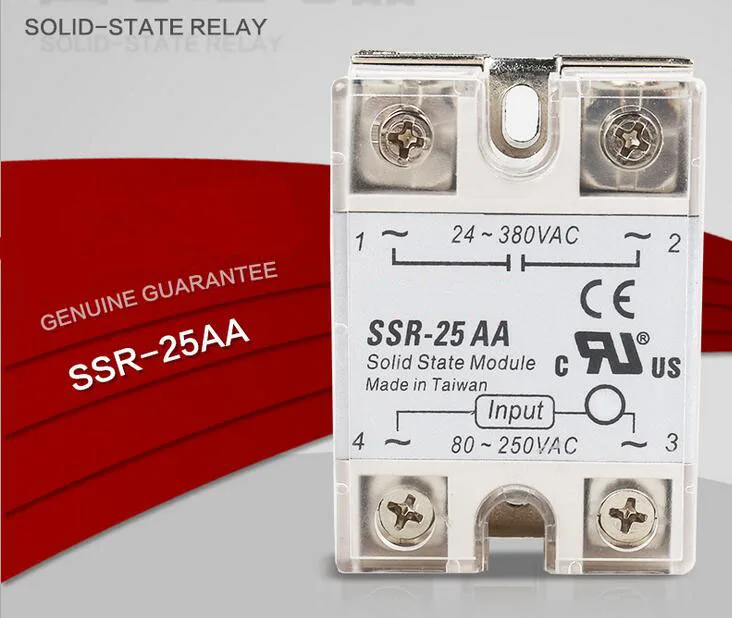 AC control AC 25A 3 32V DC single phase solid state relay SSR25 AA