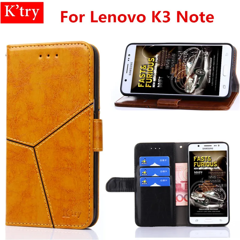 Flip Case For Lenovo K3 Note K50-T5 Soft Silicon Leather With Stand Design Coque Cover |