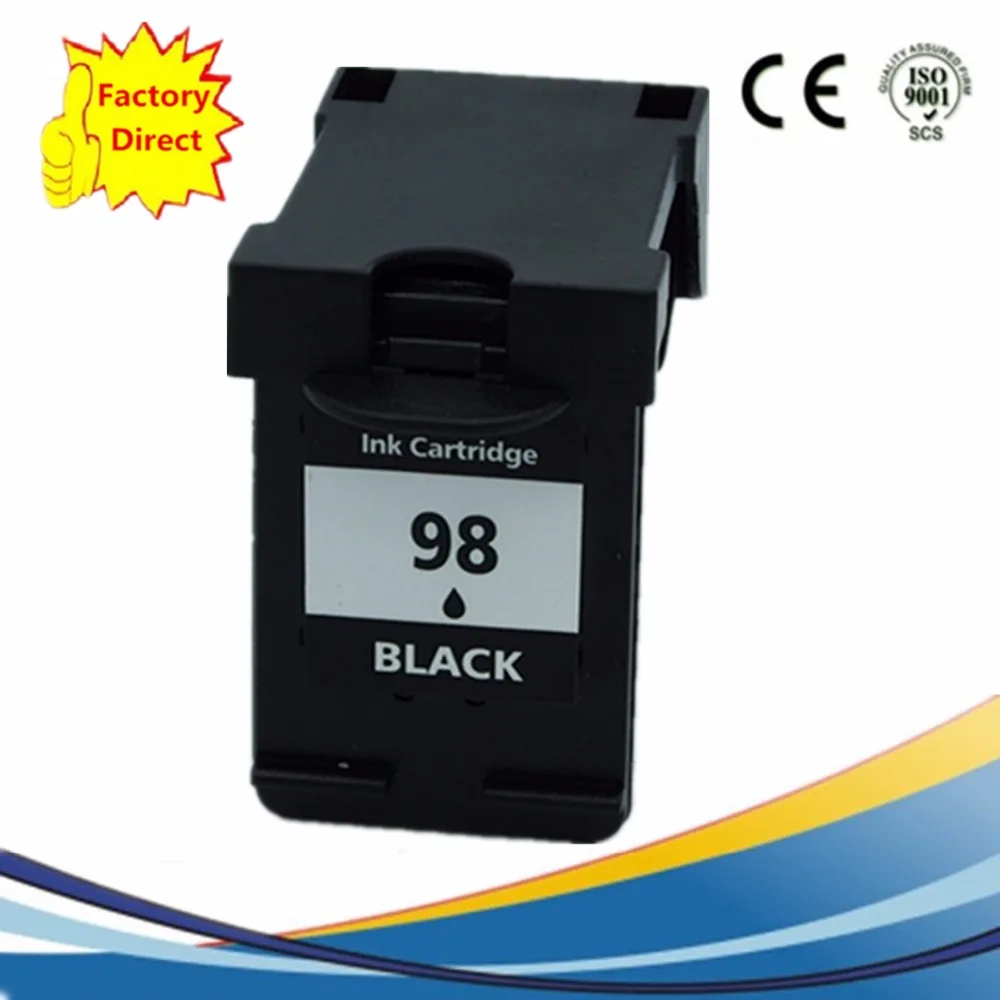 Чернильные картриджи восстановленные для HP98 XL HP98XL кгс 1510 1610 2355 Photosmart 2610 2710 7830 8150