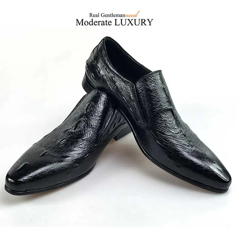 GRIMENTIN/Модные Мужские модельные туфли из крокодиловой кожи; высококачественные свадебные мужские туфли из натуральной кожи;