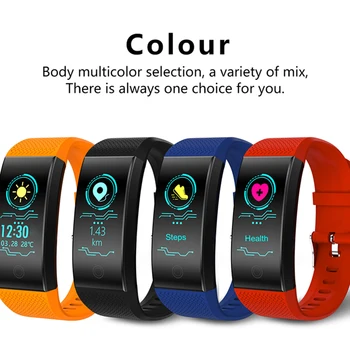 

Intelligent Band Color Screen IP67 Waterproof Heart Rate Fitness Bracelet Blood Oxygen Long Standby Wristband