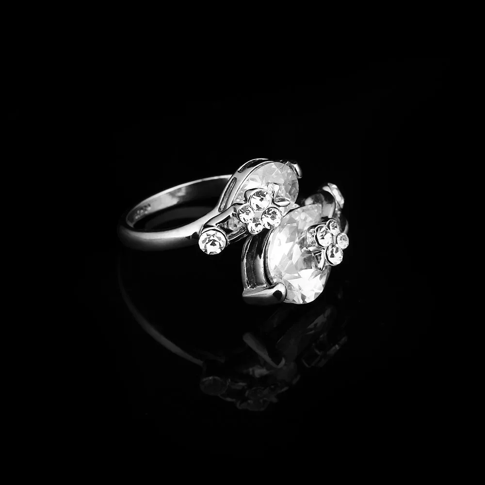 Wedding Ring Accessories With White Cubic Zirconia Jewelry For Women Gift For Anniversary (JewelOra RI101940)