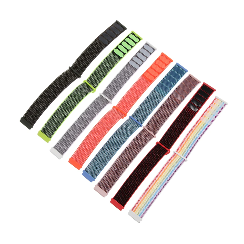

22mm 20mm Strap For Samsung Gear S3 S2 Nylon Replacement Smart Watch Strap Sport Loop For Huami Amazfit Bip For Huawei GT 2
