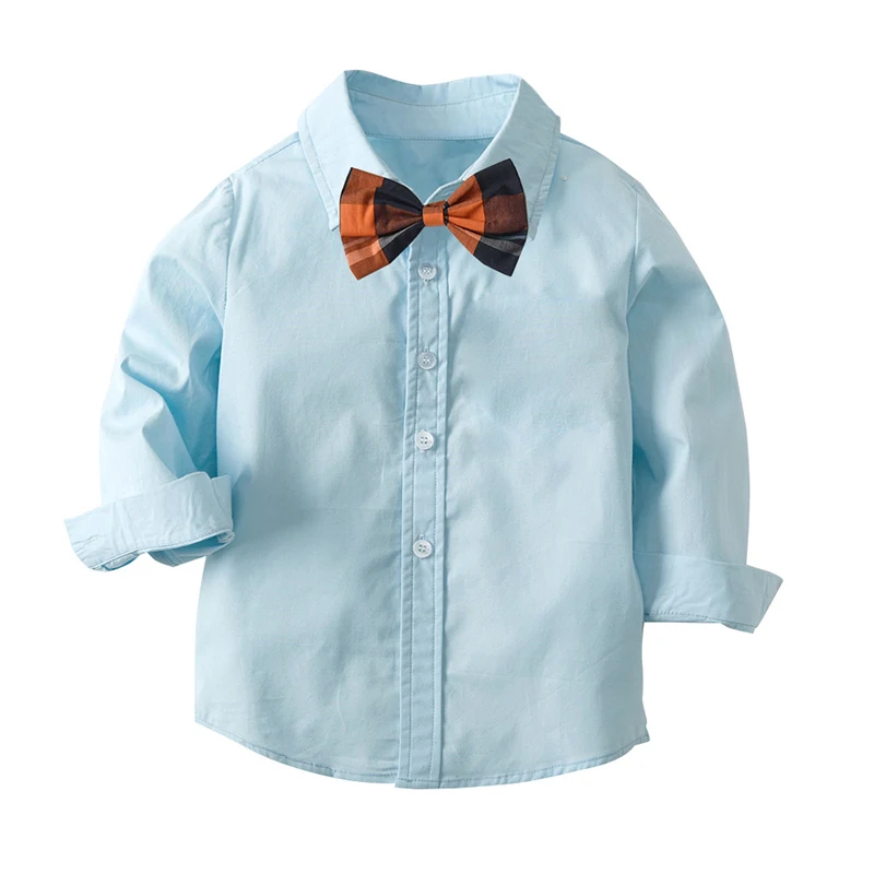 Детская одежда весенне-Осенние костюмы для мальчиков, блейзеры, британский детский джентльмен, блузка с длинными рукавами, комбинезон, галстук-бабочка, детский официальный костюм