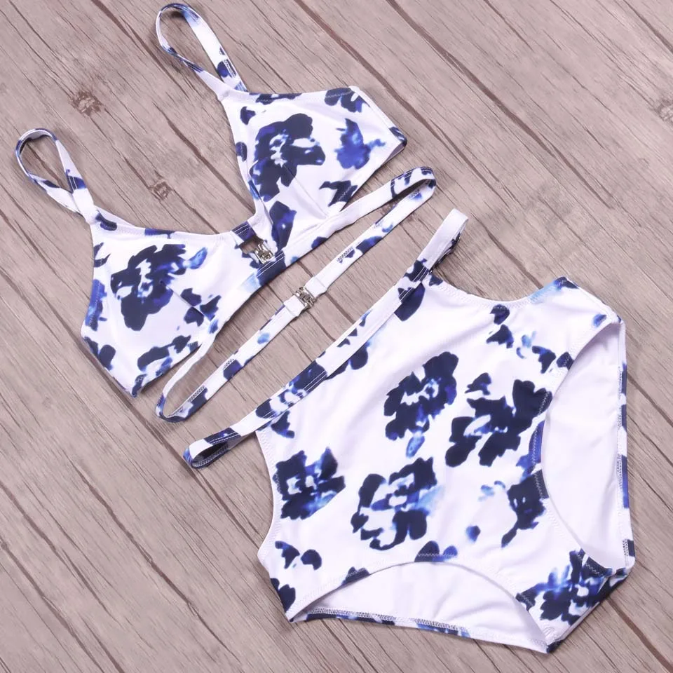 TQSKK 2019 Bikinis Women Sexy Swimsuit Swimwear Female Brazilian New Bikini Set Summer Swimming Wear Print Bathing Suit Biquini