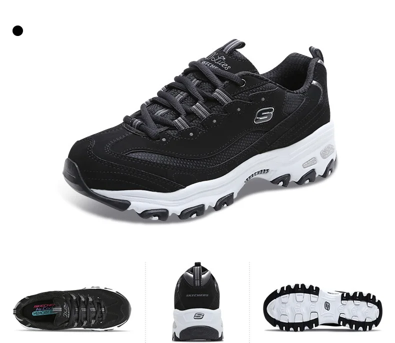 Skechers/Женская обувь D'lites; массивные кроссовки; коллекция года; модная женская обувь; кроссовки; обувь для папы; удобные кроссовки на платформе; 11930-BLK