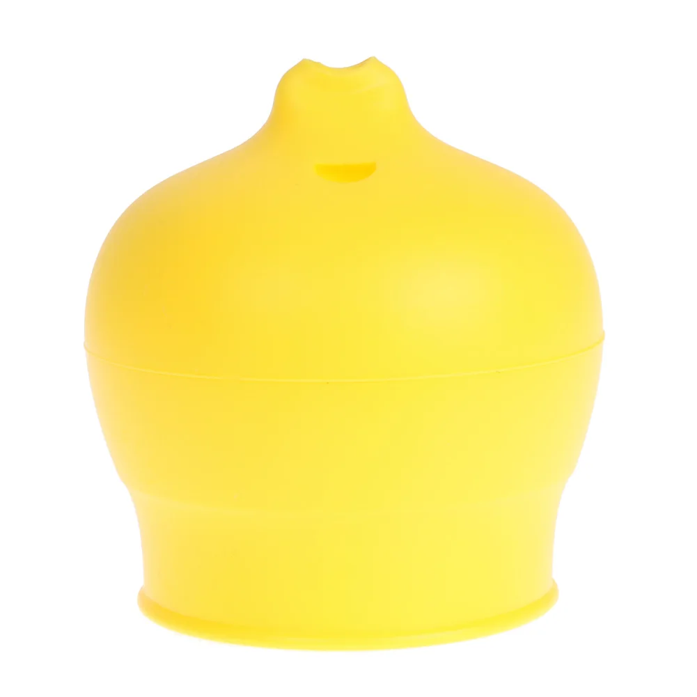 Творческий Силиконовые Детские Сиппи Крышки многоразовых Силиконовый Эластичный герметичные чашки для детей Бутылка воды Аксессуары - Цвет: Yellow