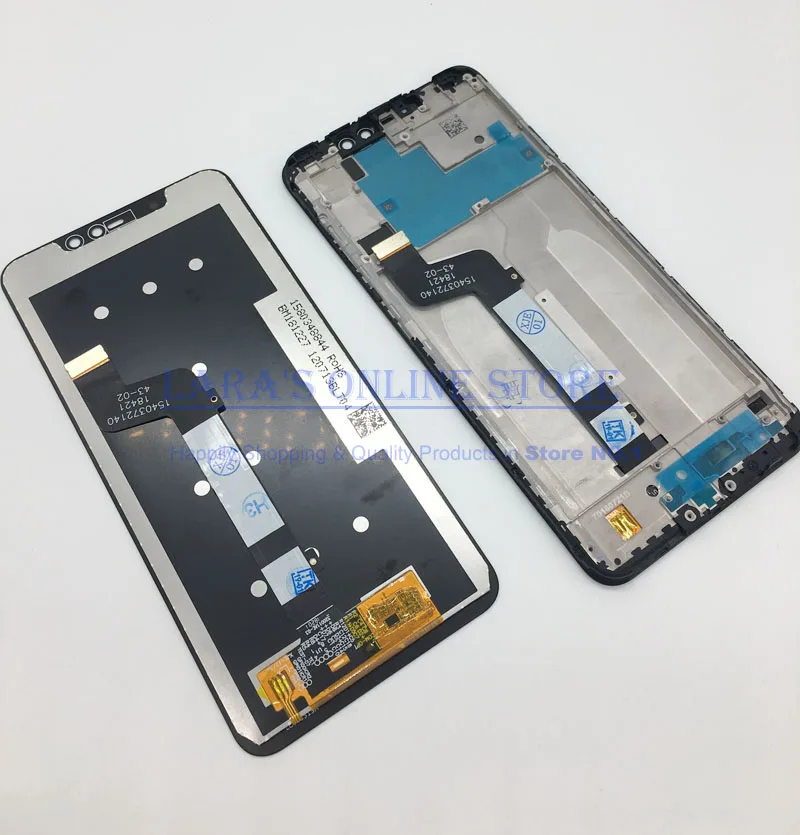 

1080*2280 for Xiaomi Redmi Note 6 Pro LCD Display Touch Screen Digitizer Assembly Redmi Note 6 Pro LCD Note6 Pro Screen + Frame