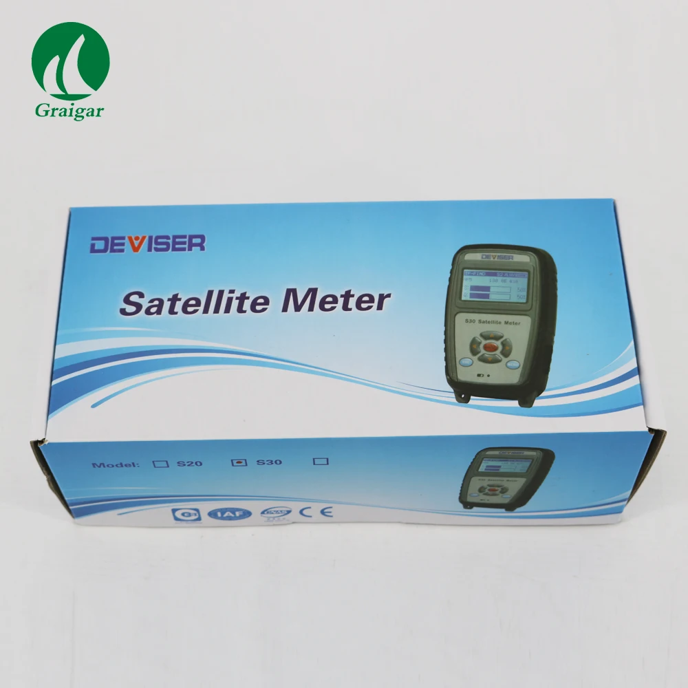 Абсолютно Deviser S30 спутниковый измеритель спутниковый искатель поддержка DVB-S/S2