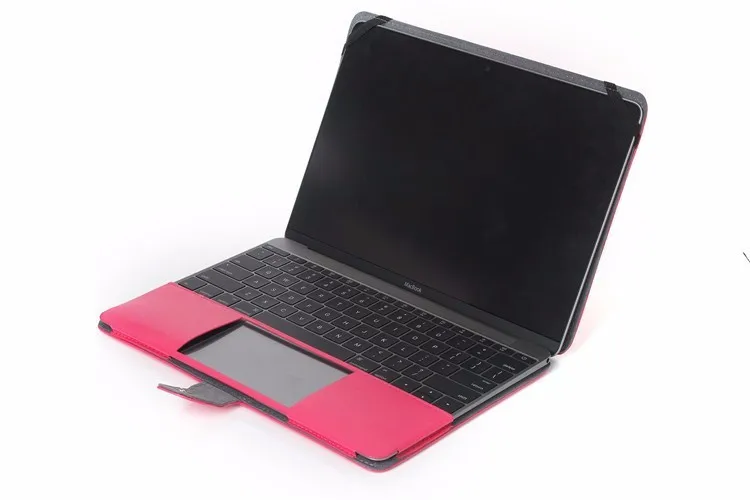 Чехол для ноутбука Macbook Air 11 12 13, мягкая сумка из искусственной кожи для Pro retina 13,3 15 Touch Bar A1706 A1989 A1707, откидная крышка для ноутбука