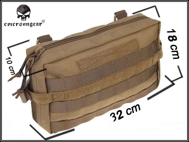 Emerson gear Tactical Fight многофункциональные подсумок Emerson нейлоновая поясная сумка EM8347 Coyote коричневый Мультикам