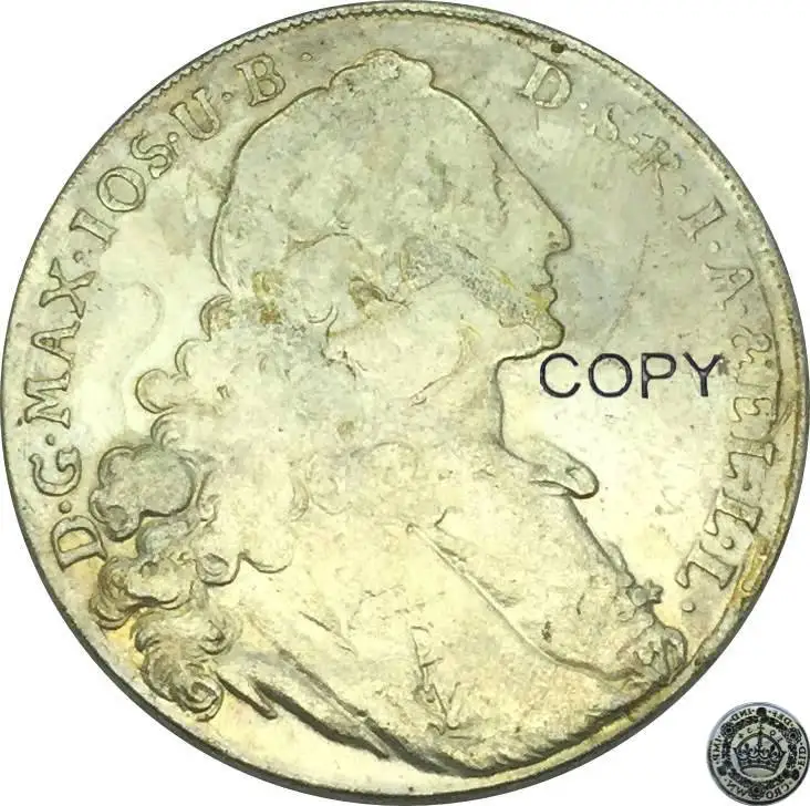 1764 немецкие монеты One Thaler медная Посеребренная копии монет может выбрать