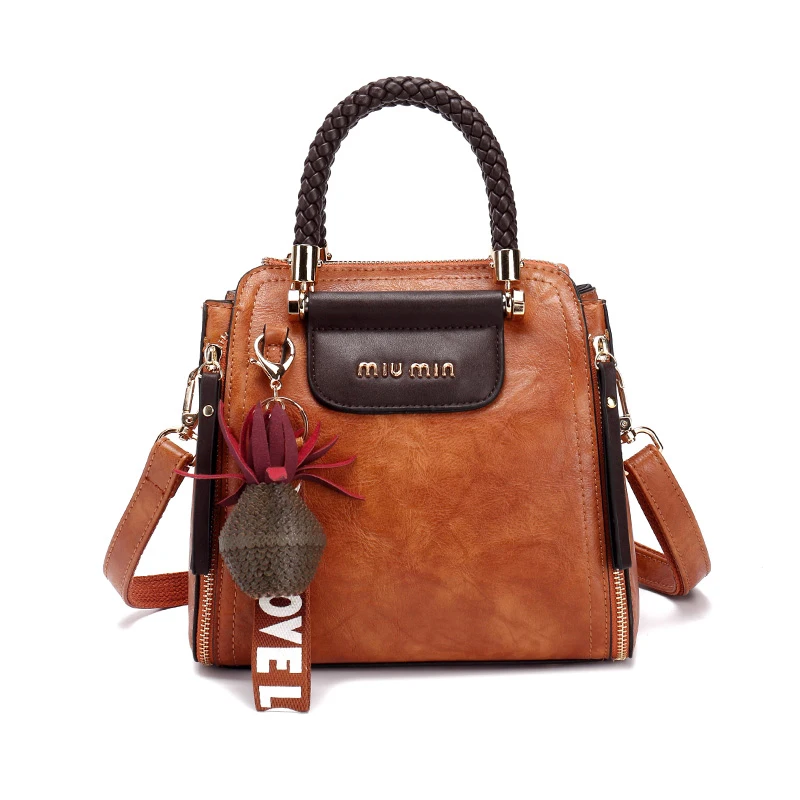 

new PU artificial leather handbag for women waterproof doctor fashion 4 color shoulder bag 2019 casual Messenger bag