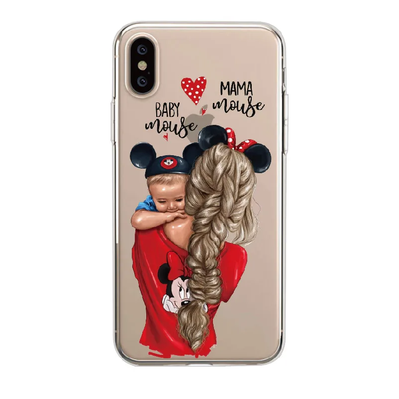 Милый Детский мягкий чехол для телефона с надписью Super Mom Girl Queen Travel Beach чехлы iPhone 11