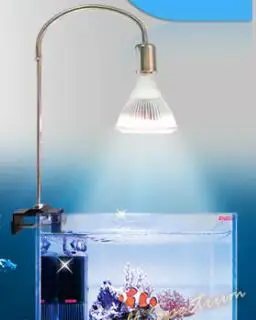 POVI 100W70W50W30W LED coral Аквариум лампы для коралловых Легкая Установка fish tank освещения - Испускаемый цвет: PAR30 and holder