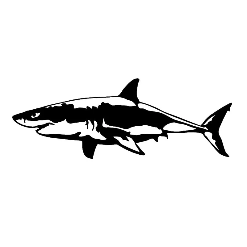 Зверство больших морских животных, едят акулы окно стикер для ноутбука декор, винил, переводная наклейка 12,7 см
