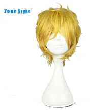 Парики из искусственных волос без шапочки-основы короткий кудрявый парик для Хэллоуина вечерние парики для Хэллоуина