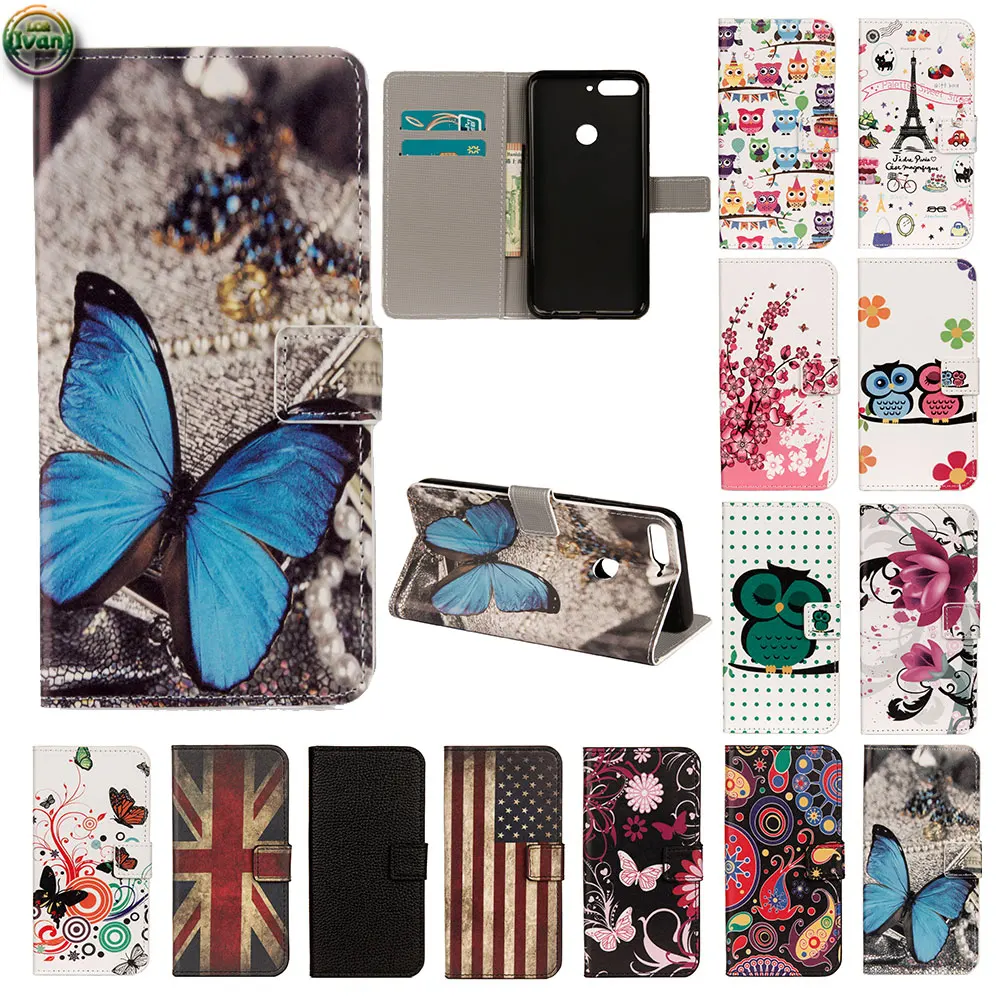 

Wallet Case For Huawei Y6 Y 6 2018 ATU-L11 ATU-LX3 ATU-L23 ATU-LX1 Leather Flip Case Phone Cover For ATU L11 LX3 L23 LX1 l21 Bag