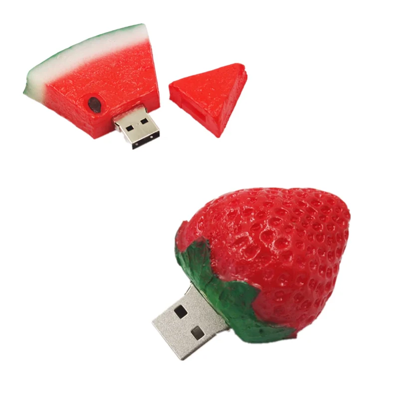 Usb флеш-накопитель 32 ГБ милый мини фрукты арбузная ручка диск U диск карта памяти 4 Гб 16 г 64 г 128 г флеш-накопитель Бесплатная доставка