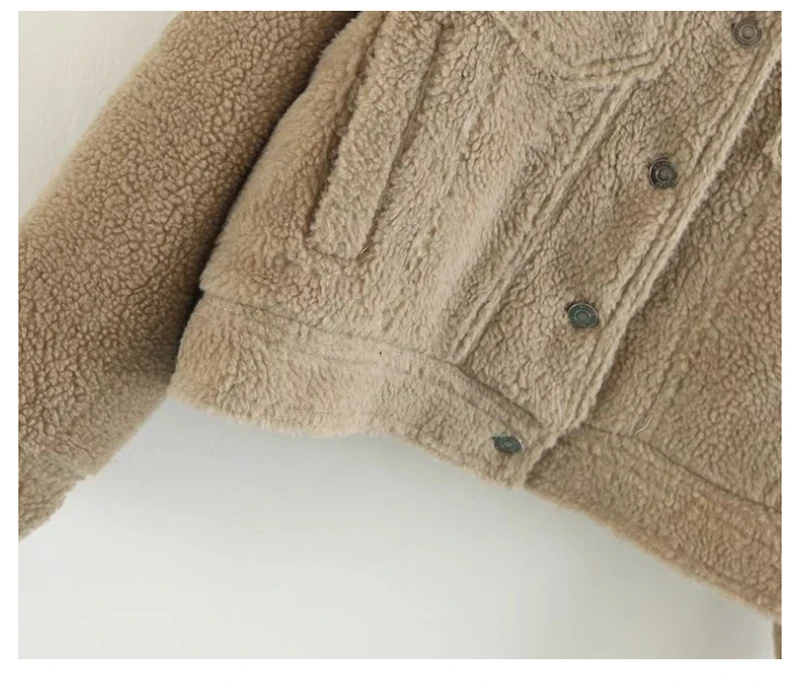 New 2018 Winter Coat Women Winter Casual Brown Long Sleeve Collar Jacket Thick Hooded Cotton Basic Women Warm Parkas D8A22 (9)