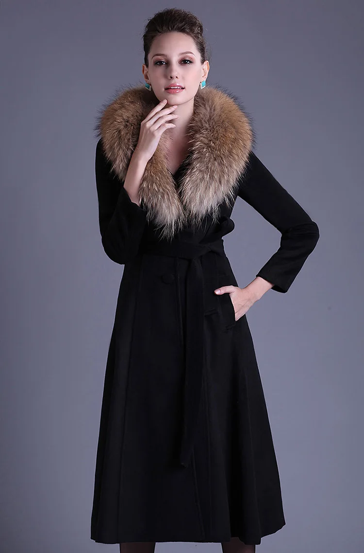 Южная Корейская женская куртка шерстяная кашемировая ткань новое осеннее и зимнее пальто от кутюр платье темперамент длинное пальто OK76