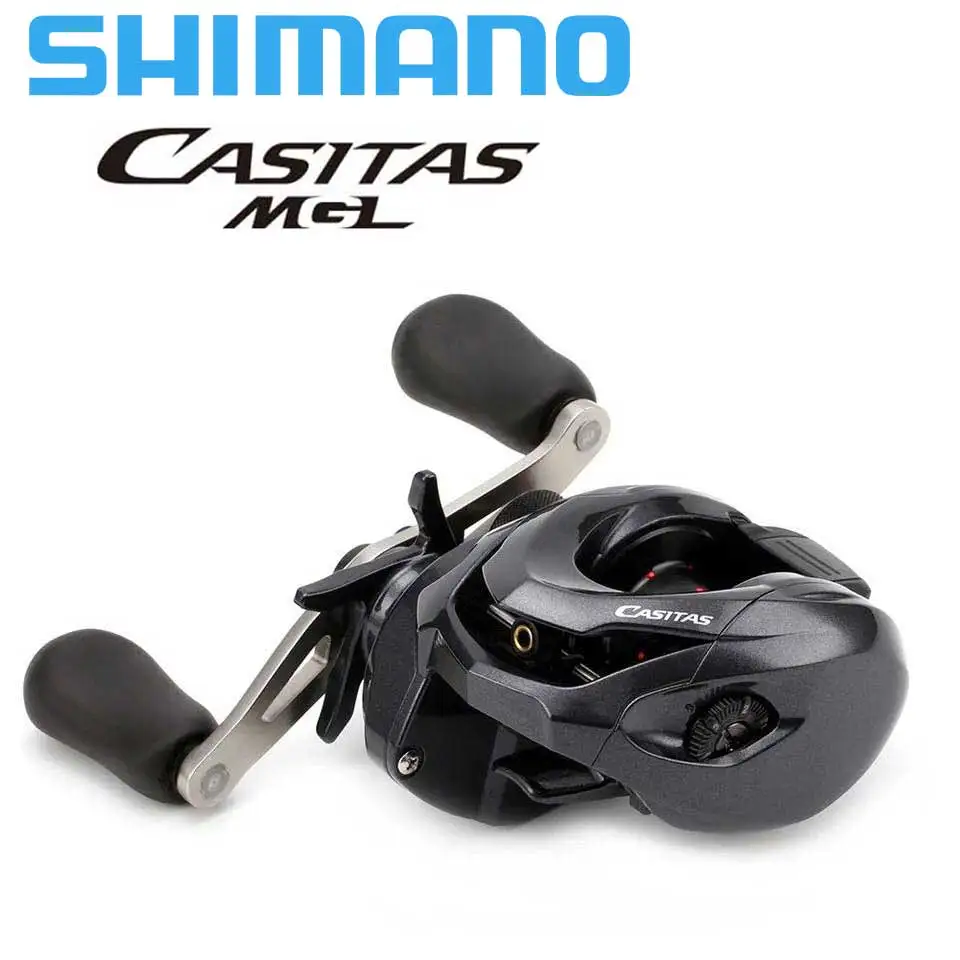 SHIMANO الصيد بكرة CASITAS MGL 100HG/101HG Baitcaster 7.2: 1 4 + 1BB 4.5 كجم جديد Magnumlite بكرة قوة الجسم Baitcasting بكرة