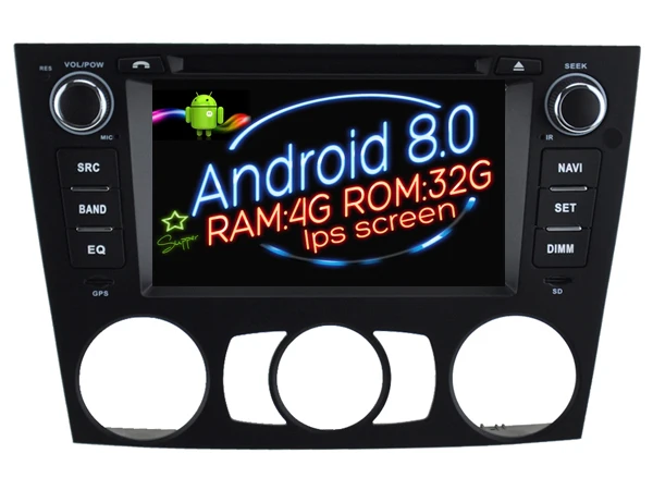 Excellent Ips screen Android 8.0 Car Dvd Navi Player FOR BMW 3 Series E90/E91/E92/E93 (2005-2012) Manual gps auto stereo audio multimedia 11