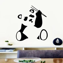 DIY Art panda Cartoon Wall Decals Pvc Mural Art Diy Poster Removable Wall Sticker Bedroom Nursery Decoration