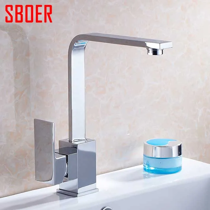 

Chrome Deck Mount Waterfall Bathroom Faucet Vanity Vessel Sinks Mixer Cold And Hot Water Tap single hole/handle