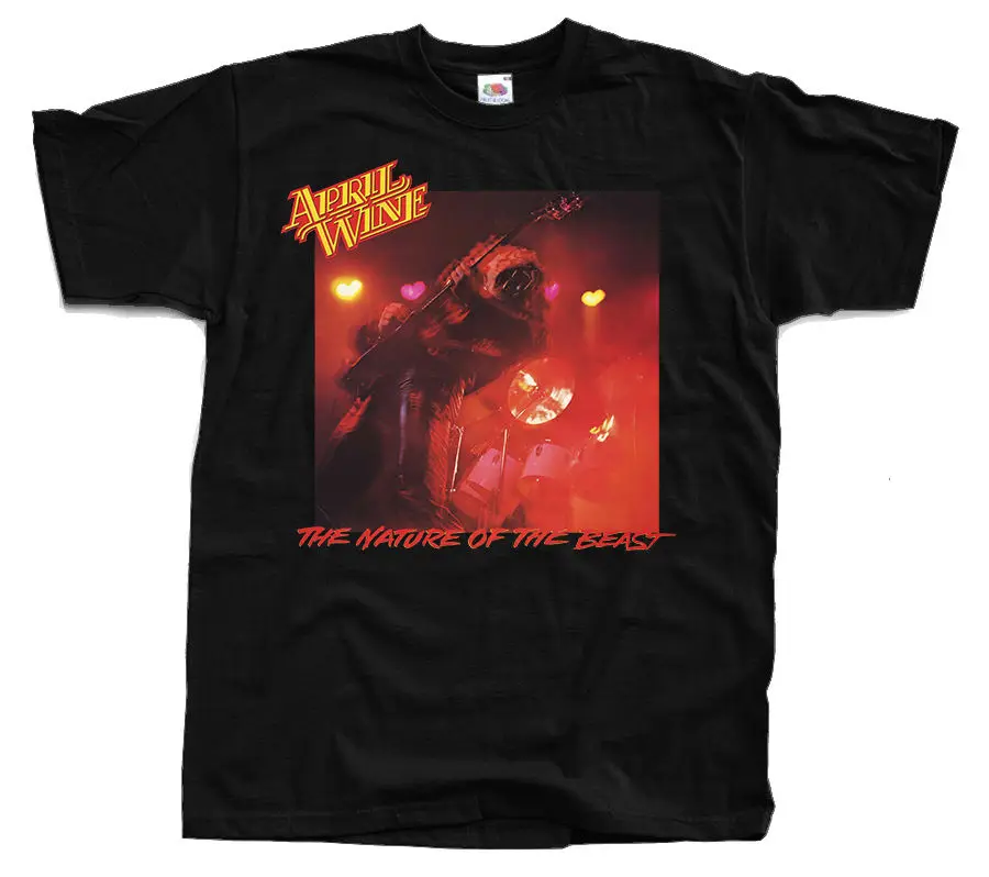 APRIL WINE Nature of the beast T-Shirt (Black) S-5XL | Мужская одежда