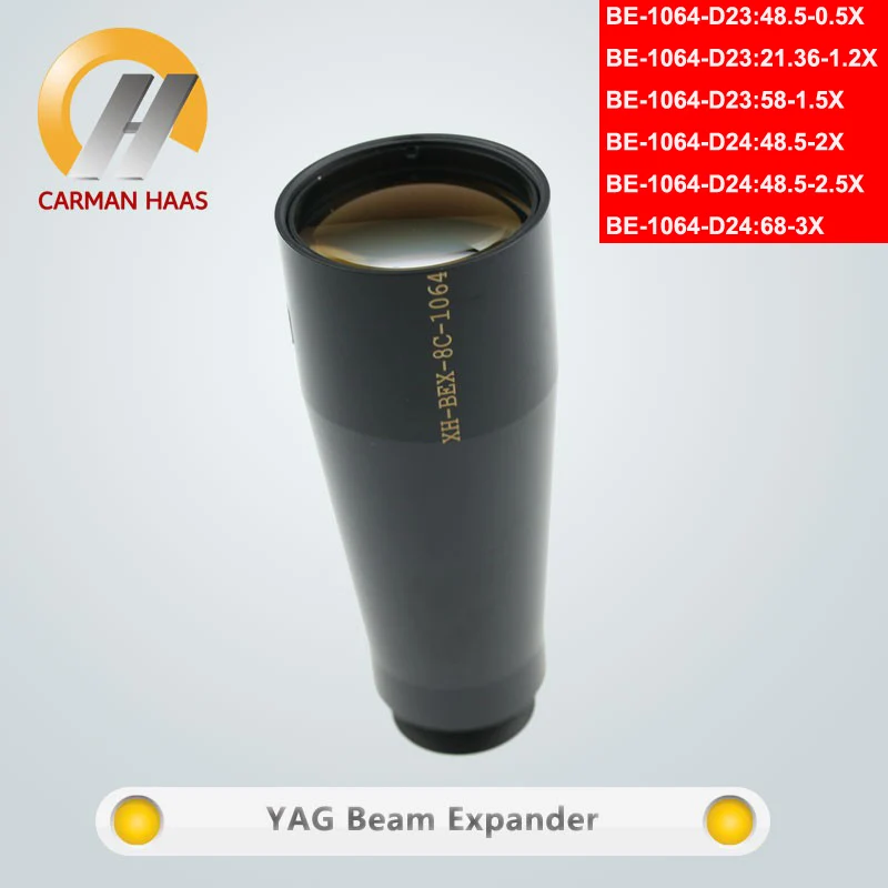 Carmanhaas волокна YAG 1064nm 0.5X 1.2X 1.5X 2X 2.5X 3X расширитель луча для лазерной маркировки резки M22* 0,75