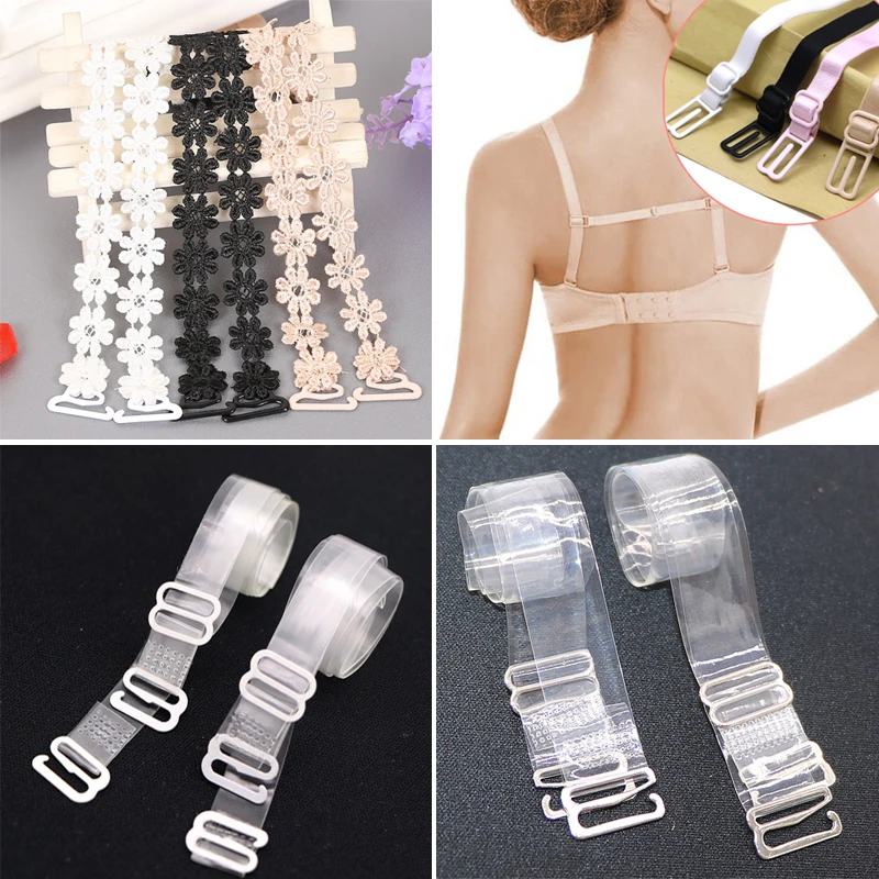 

Invisible Bra Straps Women Elastic Double-Shoulder Straps Slip-Resistant Belts Buckle Shoulder Straps Adjustable Bra Accessories