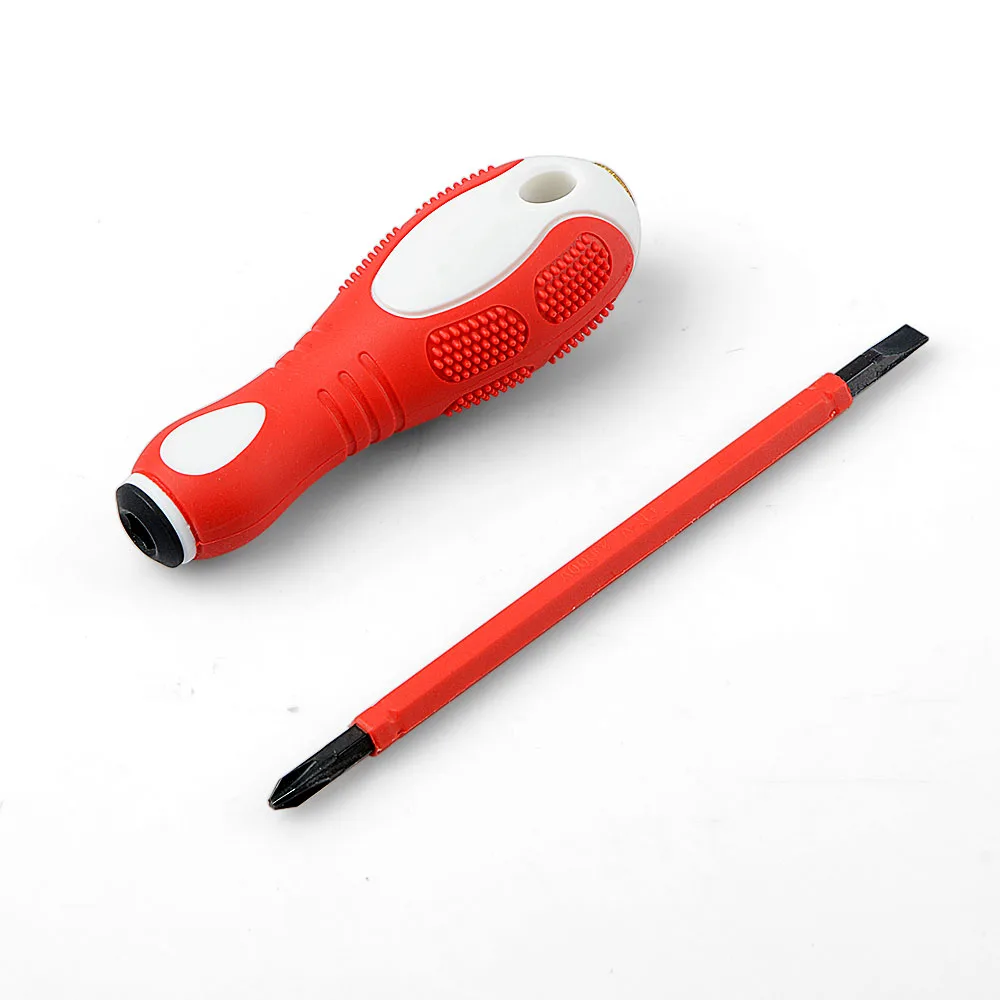

6mm CR-V Dual Purpose Screwdriver Tool 100-1000V Test Pencil Multi-function Phillips Slotted Screwdriver Hand Tools