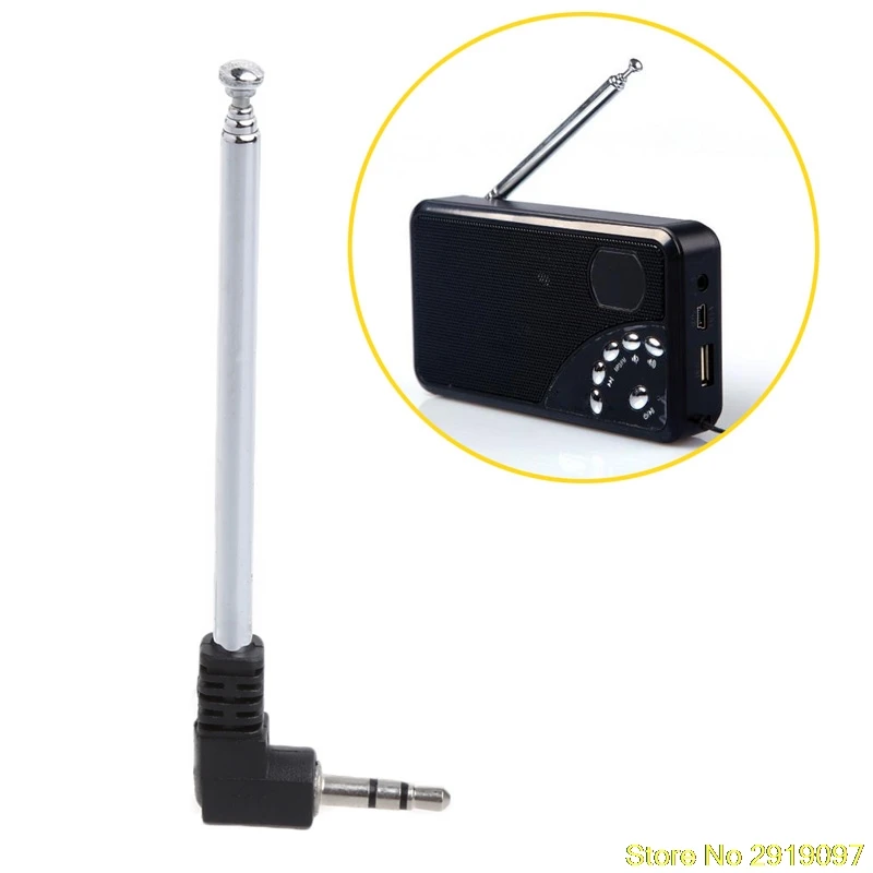 

3.5mm Radio Receiver Antenna Stainless Steel Multi-Purpose Interface FM Radio