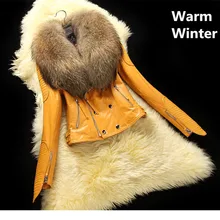 Женская куртка ручной работы, зимняя, теплая, натуральная кожа, замша, мех енота, пальто, Chaquetas De Cuero Mujer, кожаная куртка