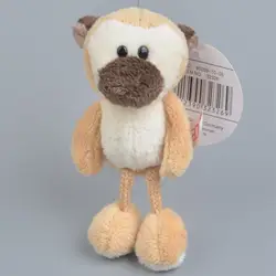 5 шт. золотые обезьяны кулон плюша брелок, ключевой держатель куклы подарок бесплатная доставка