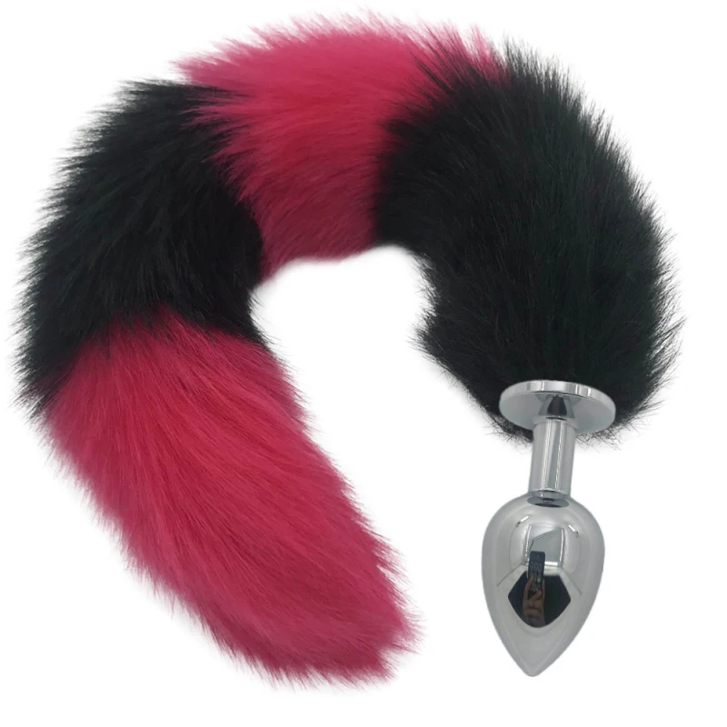 3 Size Anal Plug Fox Tail Stainless Steel Booty Beads Butt Sex Toys for Men Women Masturbation Device H8-187B | Красота и здоровье