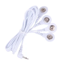3 Styles Electrode Lead Wires Connecting Cables Digital TENS Therapy Machine Massager
