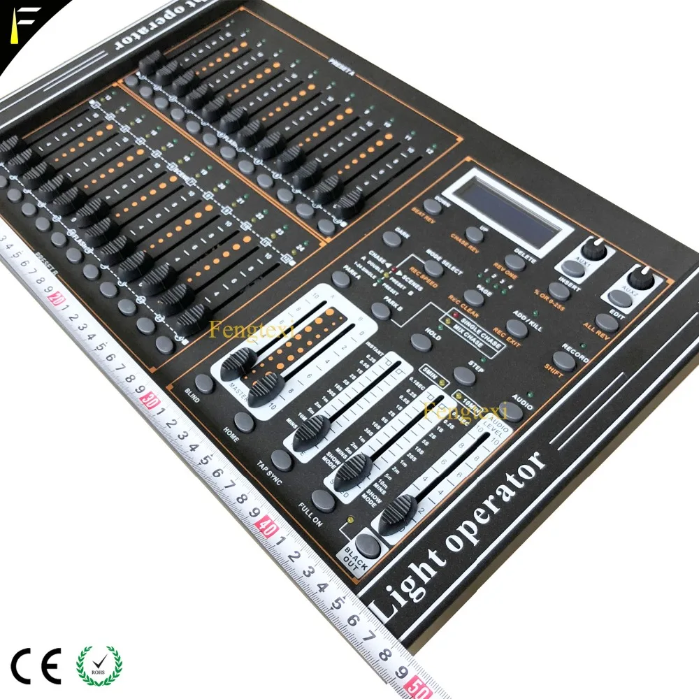 Сценическое освещение 24 канала DMX 512 консоль с регулировкой яркости 24CH 48 полное