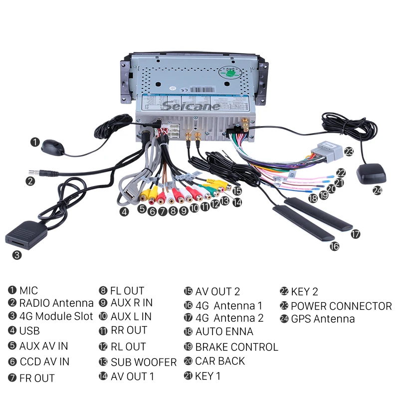 Flash Deal Seicane Android 8.1 5 Inch Car Radio Stereo Navi GPS Unit Player for 2001 2002 2003 2004 2005 2006 2007 Chrysler 300M PT Cruiser 4